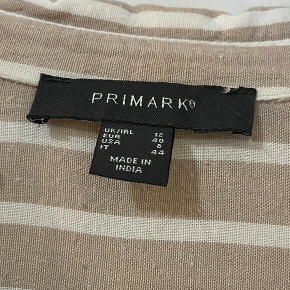 Beige and white striped shirt - Picture 4 of 4